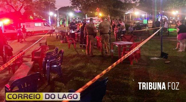 Homem é morto a tiros na praça central de Santa Helena