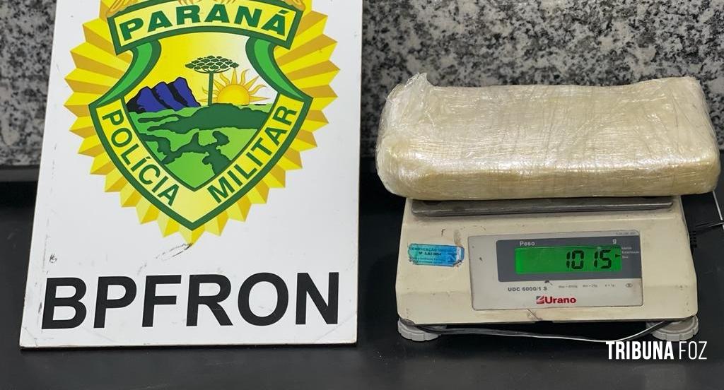 BPFRON apreende droga em ônibus na cidade Céu Azul