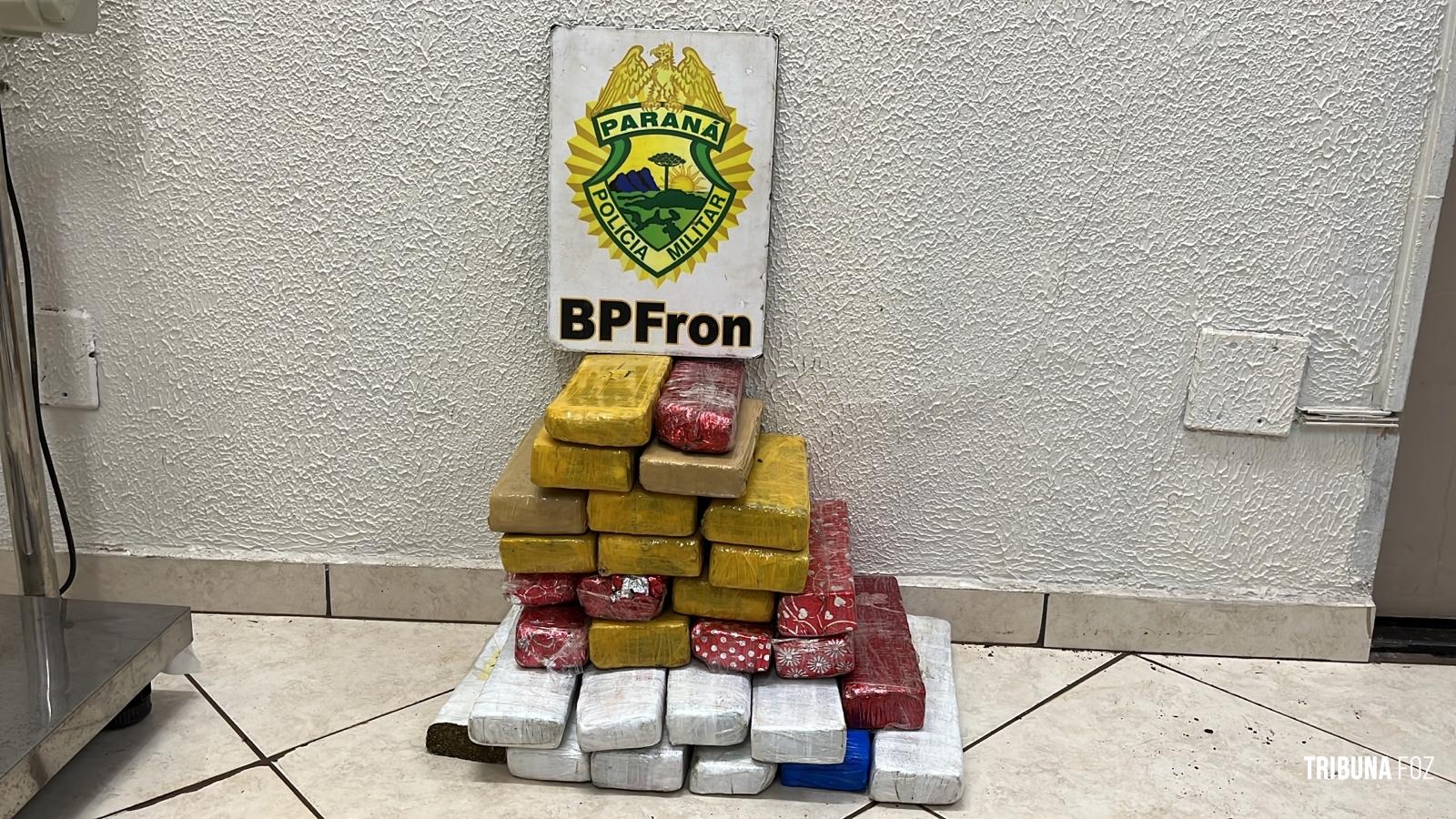 BPFRON apreende drogas em veículo que usava aplicativo de carona em STI