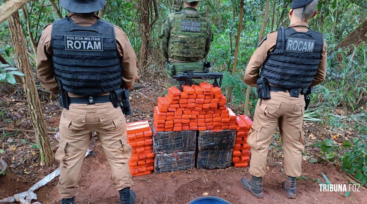 BPFRON e ROCAM apreende drogas e assessório para armas em Cianorte