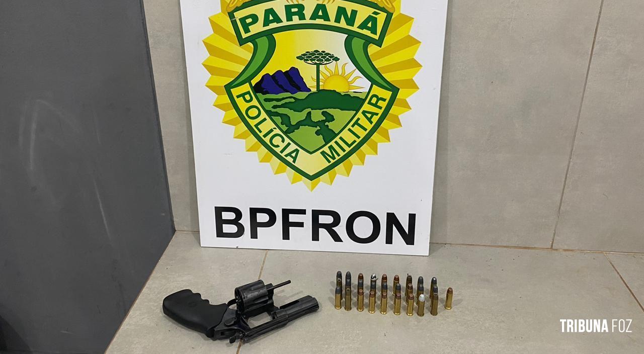 BPFRON prende mulher com arma de fogo em Capitão Leônidas Marques