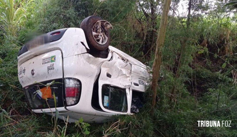 Carro de empresa desaparece e pelo rastreador é encontrado batido com motorista morto na BR-277