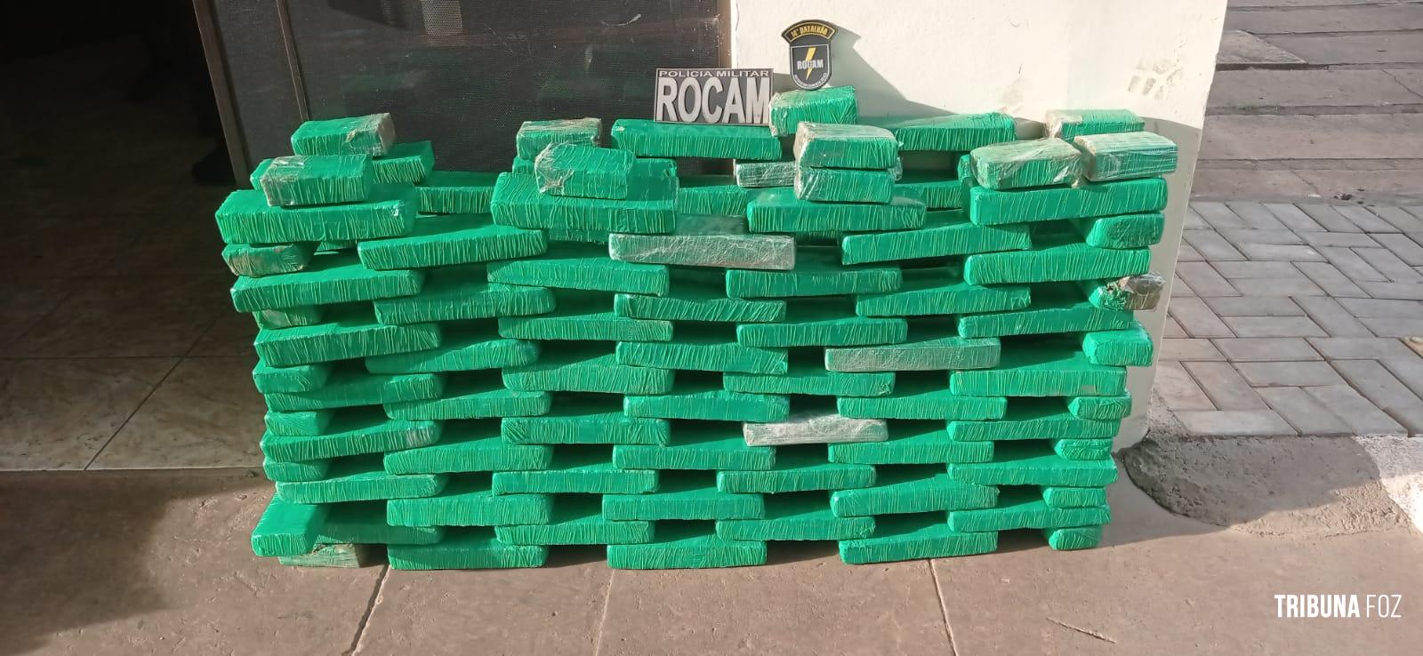 ROCAM prende morador que guardava grande quantidade de maconha no Jardim Belvedere