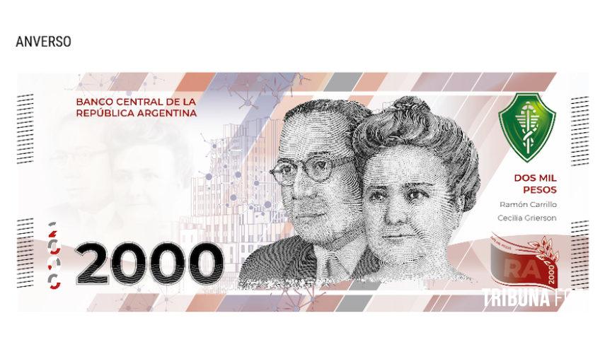 Banco Central da Argentina emitirá notas de 2.000 pesos