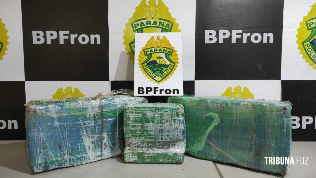 BPFRON apreende 45 Kg de substância análoga à maconha em Guaíra