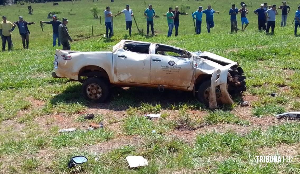 Membros do Ministério Público de Ciudad Del Este sofrem grave acidente com vítima fatal