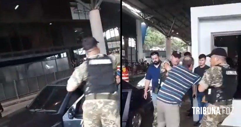 Militar é afastado após agredir um homem na cabeceira da Ponte da Amizade 