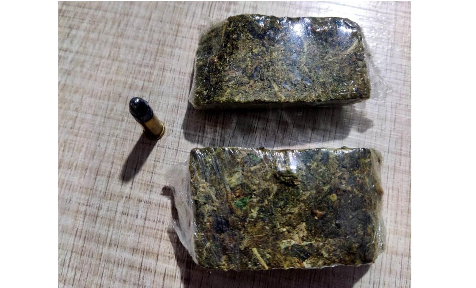 PM aborda indivíduo com maconha e munição em Santa Terezinha de Itaipu