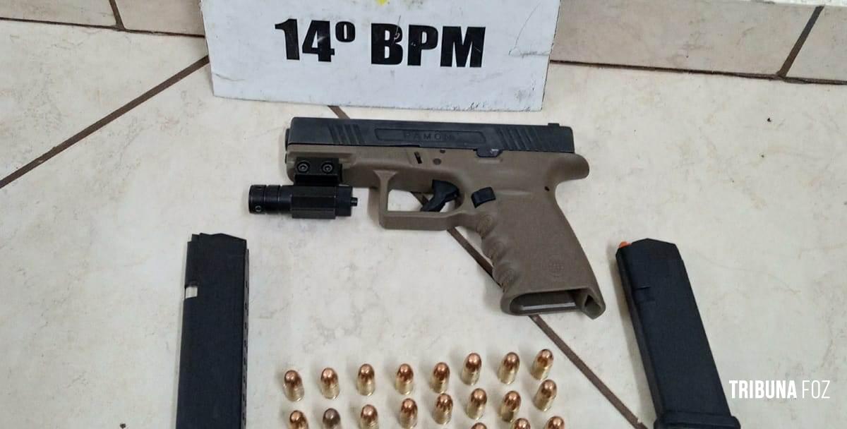 PM prende homem com pistola 9mm no Jardim Jupira