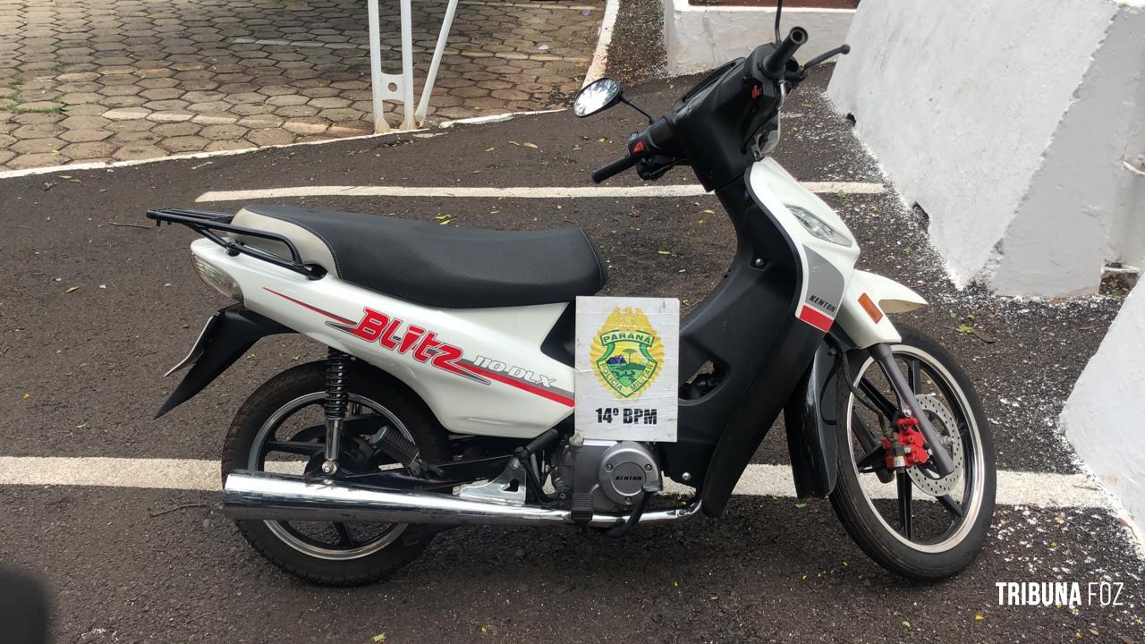 Polícia Militar recupera motocicleta furtada no Bairro Morumbi