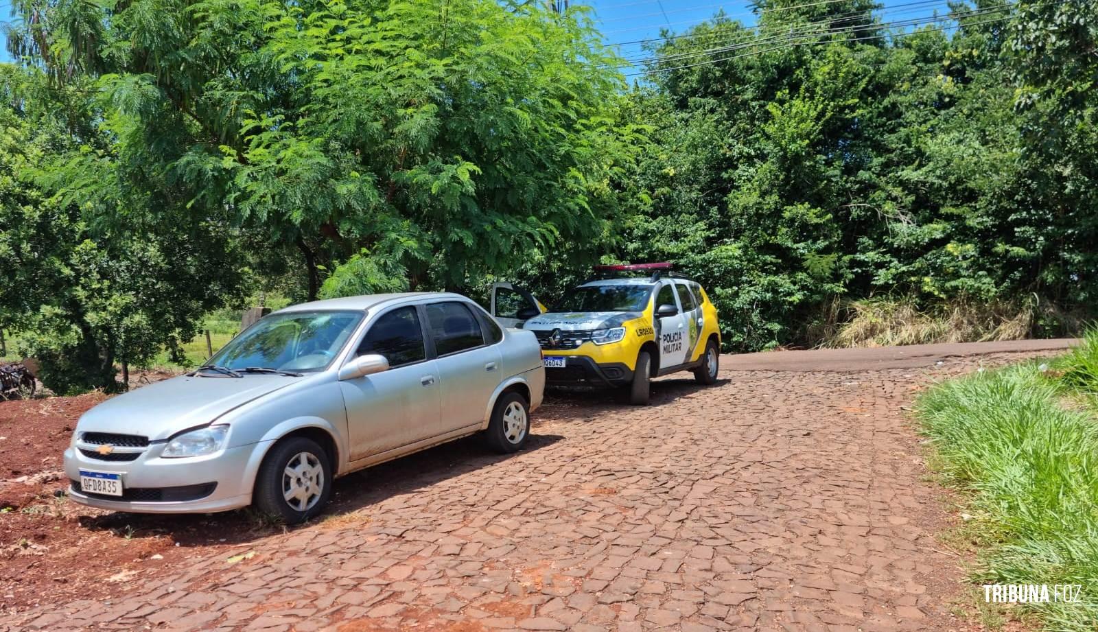 Polícia Militar recupera veículo furtado no Bairro Três Lagoas