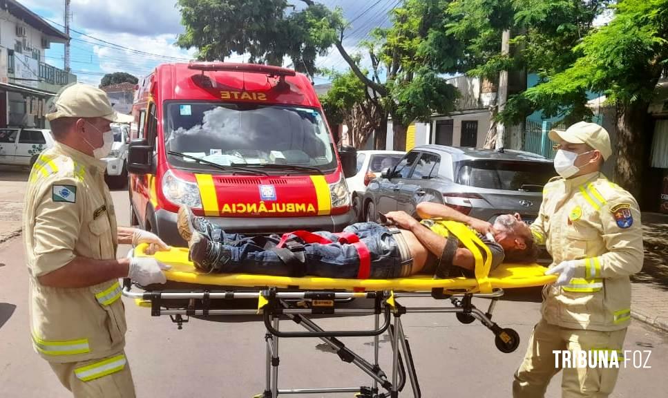 Siate socorre ciclista no Bairro Porto Meira