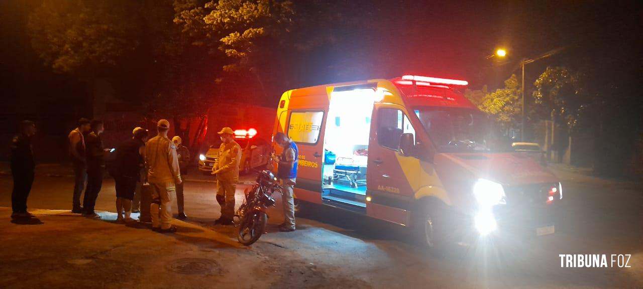 Siate socorre motociclista após colisão no Porto Meira Siate socorre motociclista após colisão no Porto Meira