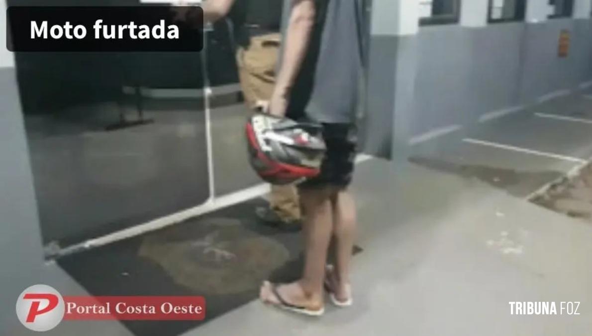 Adolescente é apreendido com motocicleta furtada após fuga em Matelândia