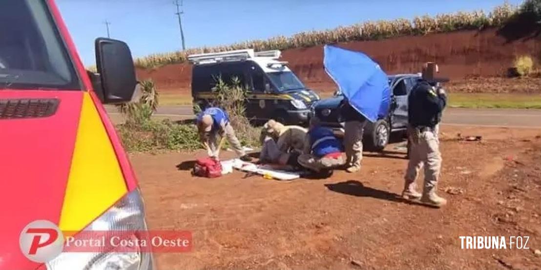 Morre no hospital motociclista que se envolveu em acidente na BR-277, em Céu Azul