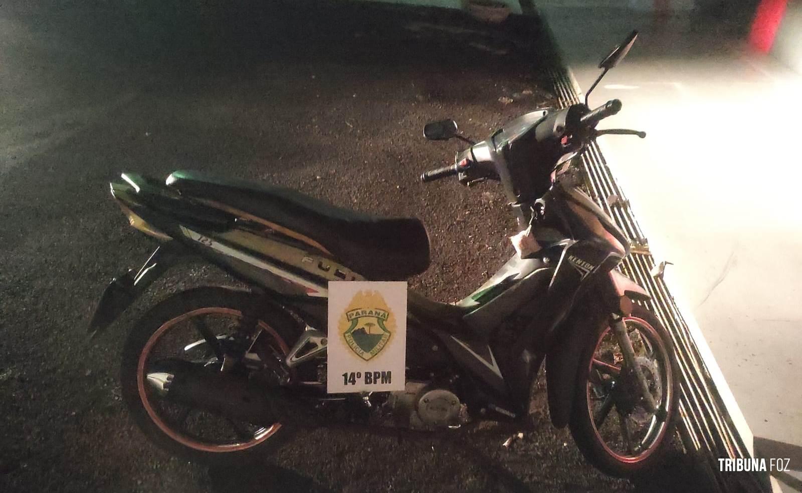 Polícia Militar recupera motocicleta furtada na Vila A