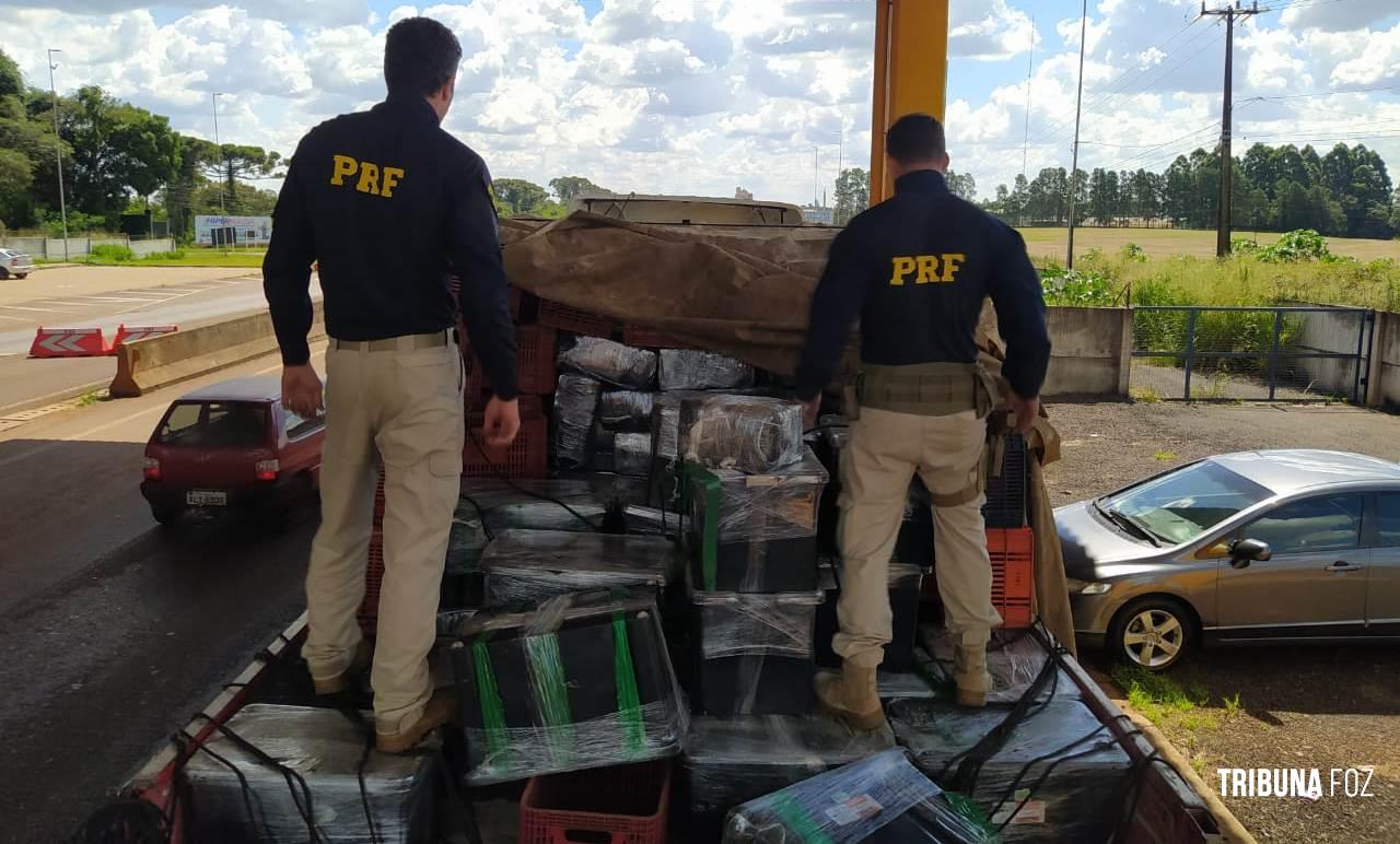 PRF faz a maior apreensão de maconha do Sul do Brasil