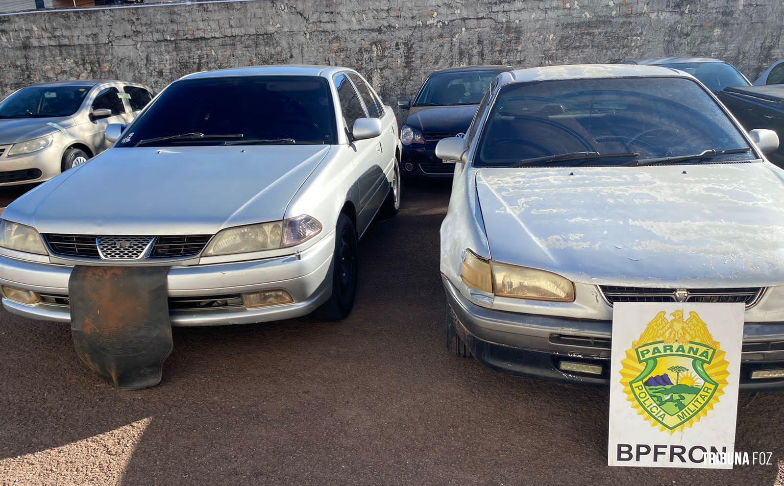 BPFRON apreende pneus e cigarro em Céu Azul