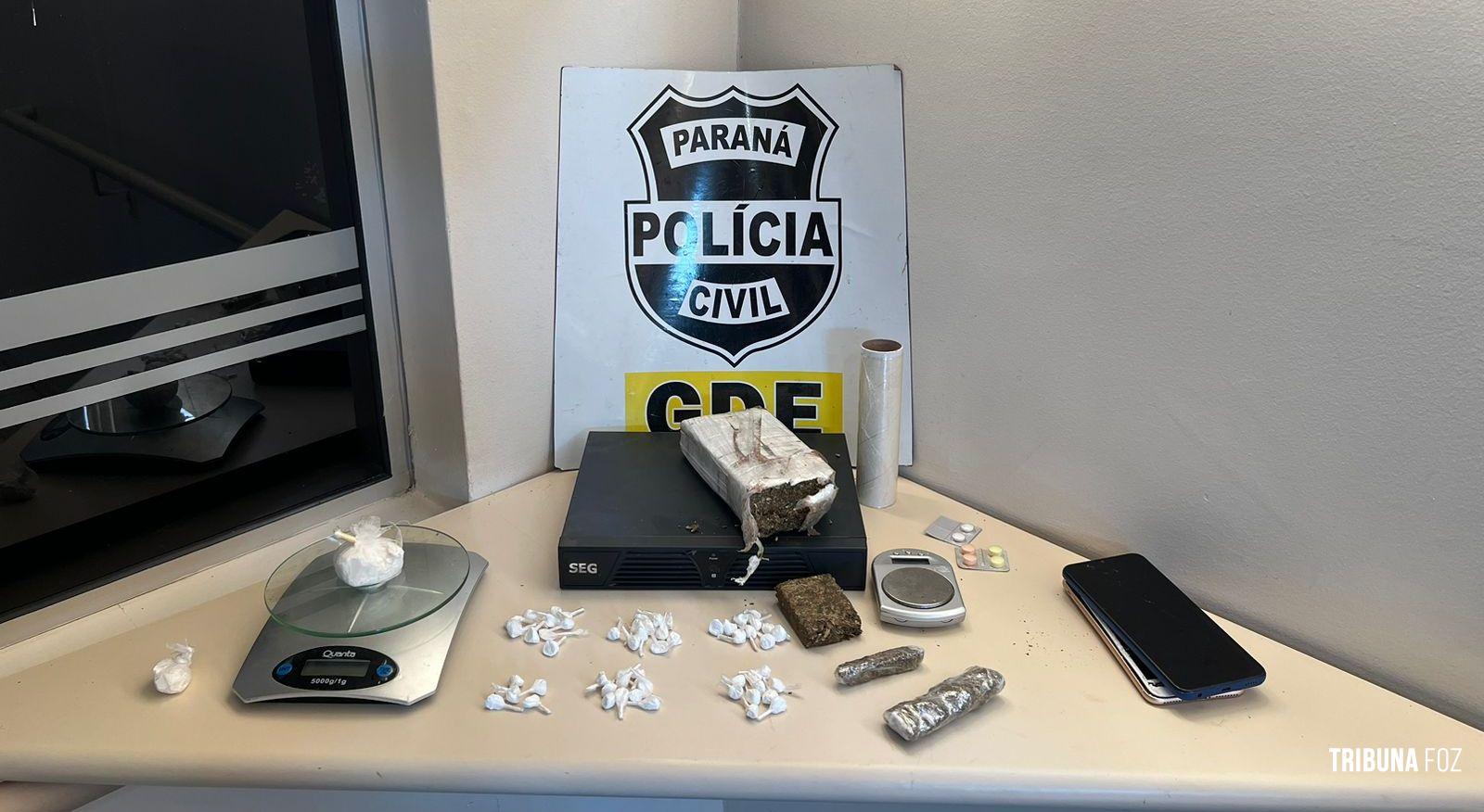 GDE da Policia Civil estoura ponto de venda de drogas no Profilurb I