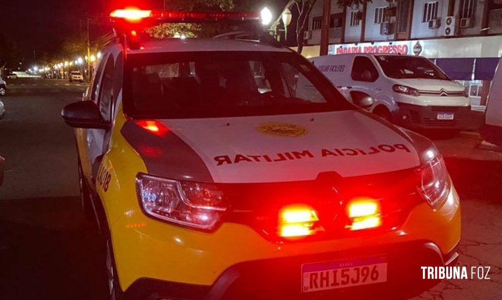 PM prende homem após agredir e ameaçar mãe com facão em Santa Helena