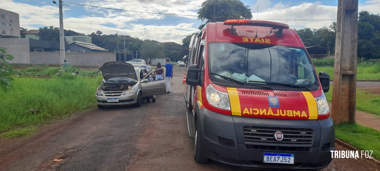 Siate atende duas vítimas após colisão na Vila Yolanda