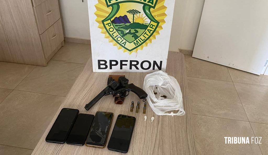 BPFRON apreende arma de fogo em Santo Antônio do Sudoeste