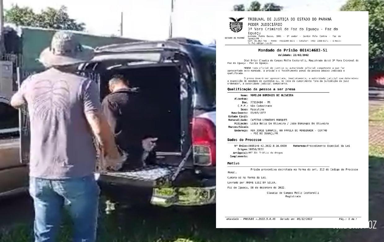 GDE da Polícia Civil de Foz do Iguaçu captura evadido procurado pela justiça de Itapema/SC