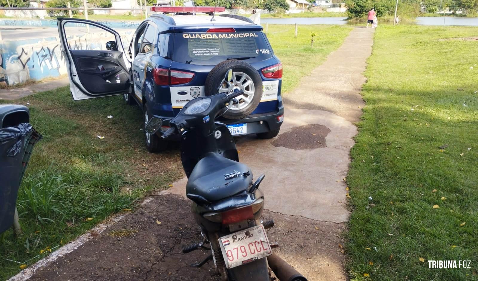 Guarda Municipal prende motociclista com moto adulterada no Porto Meira