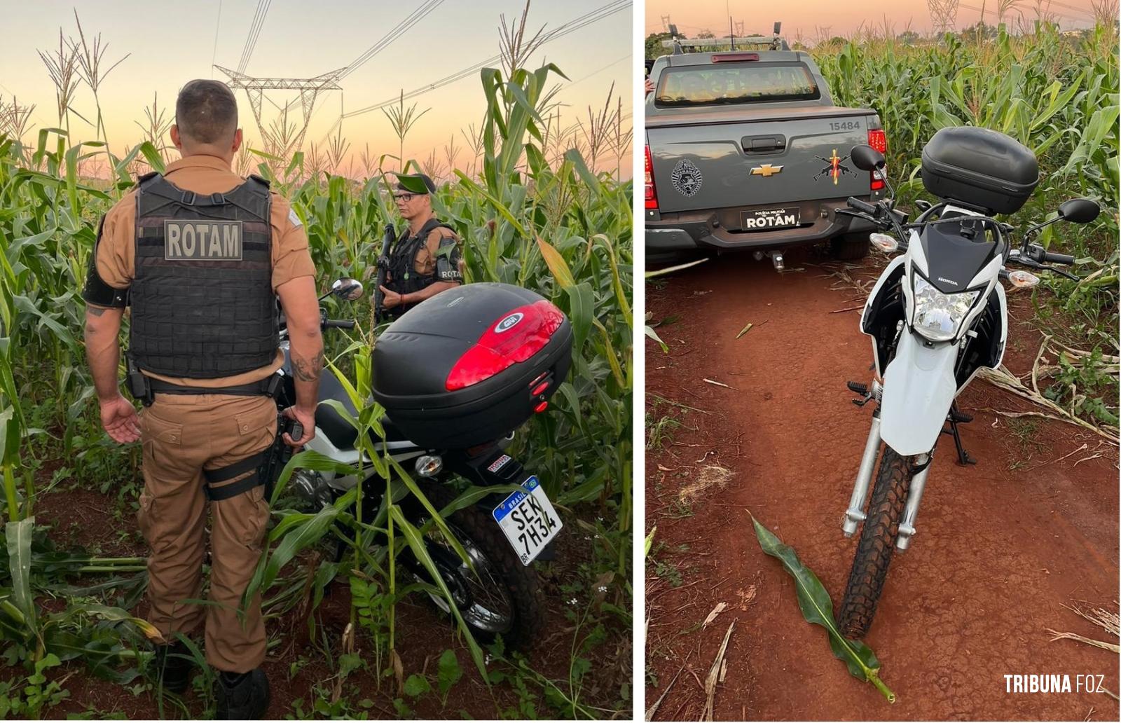 Militares da ROTAM recuperam moto recém roubada no Cidade Nova