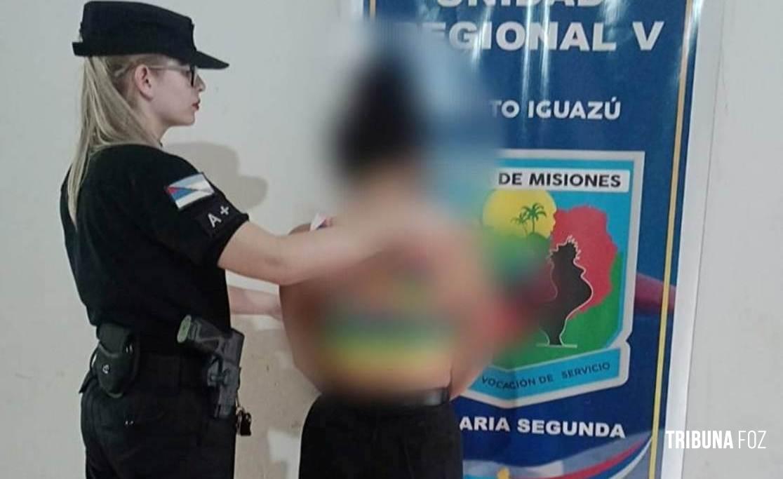 Mulher de 26 anos é presa pela Policia Argentina quando ia votar em Puerto Iguazu