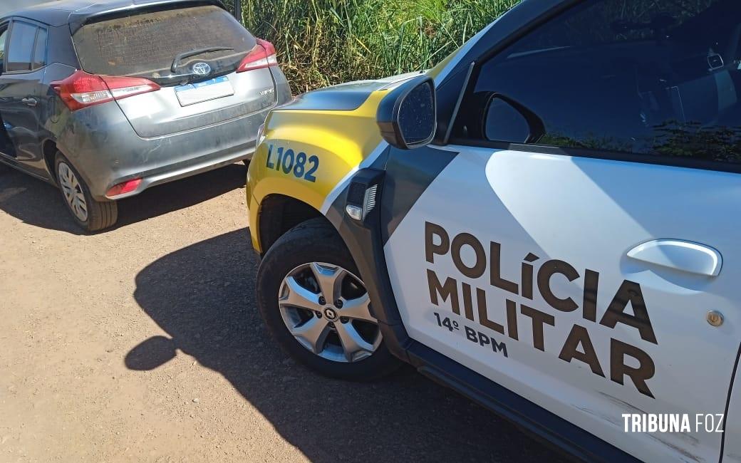 Polícia Militar recupera veículo roubado em Medianeira