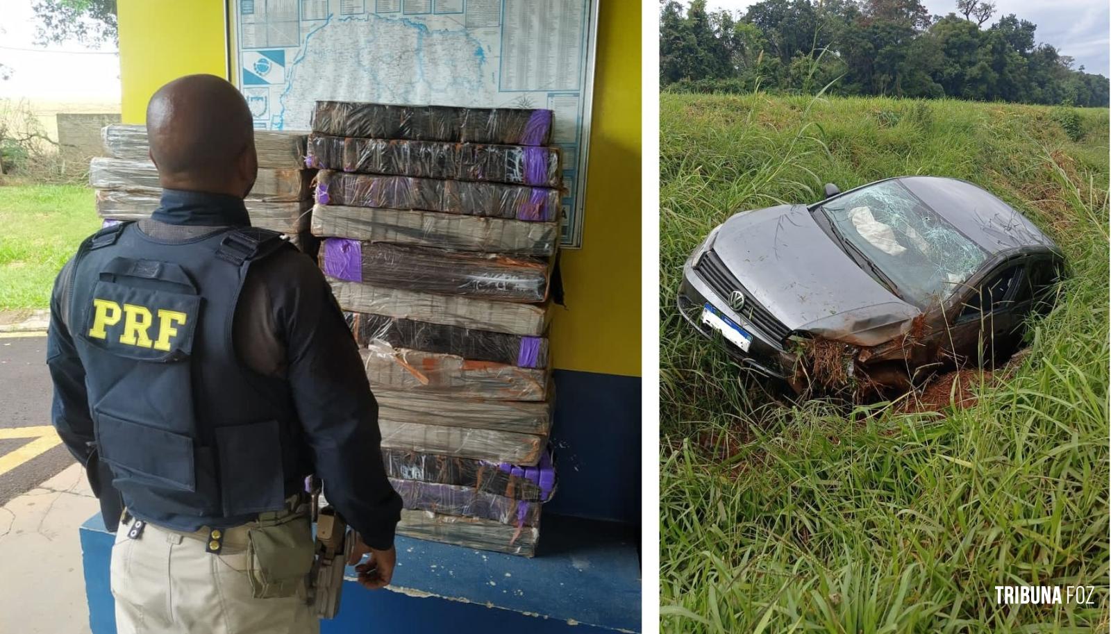 Polícia Rodoviária Federal apreende 348 Kg de maconha em Céu Azul