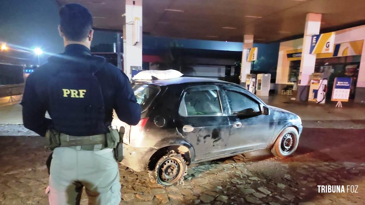 PRF prende traficante com 100 Kg de maconha após perseguição policial