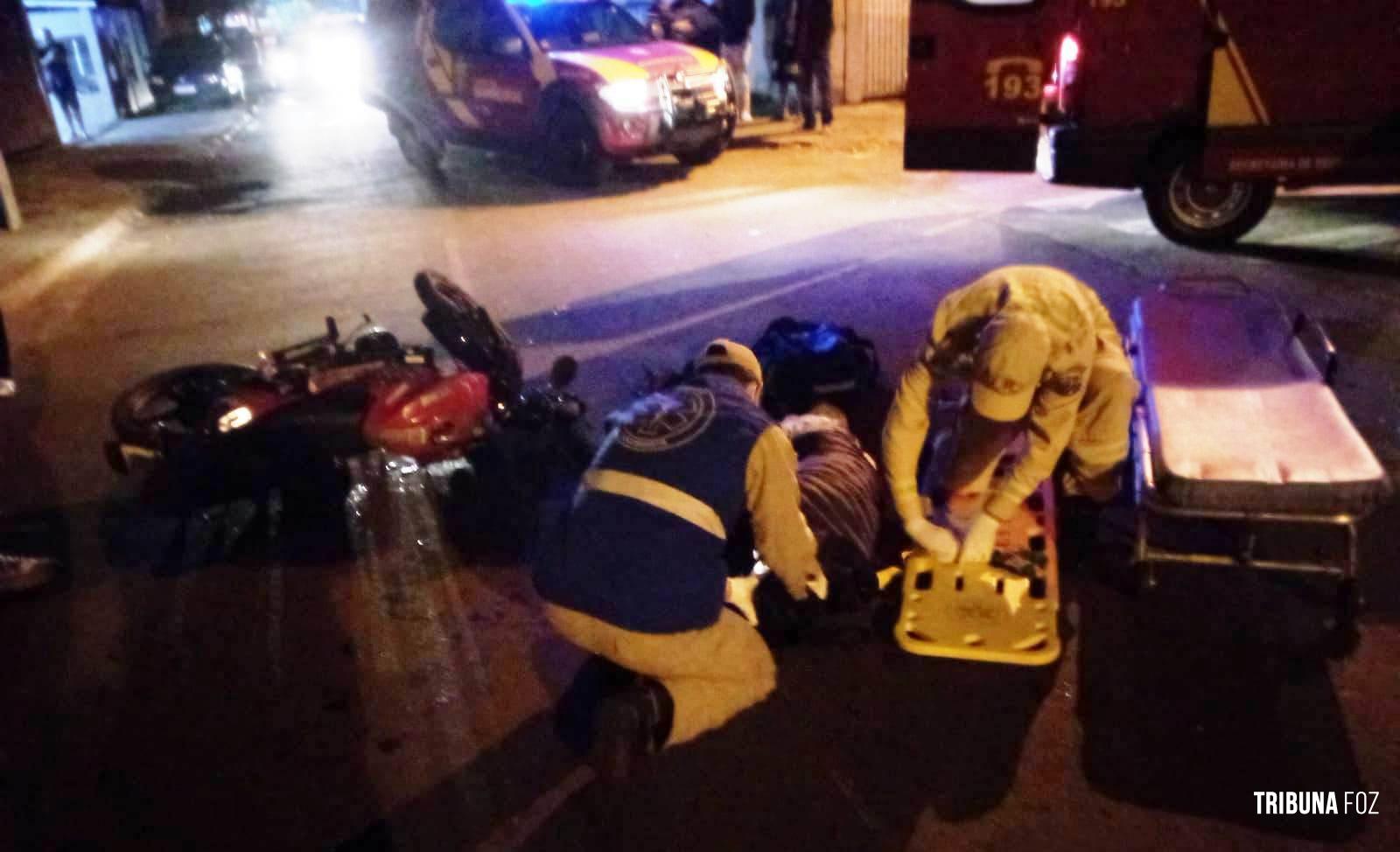 Siate atende duas vítimas graves após colisão na Rua Palometa