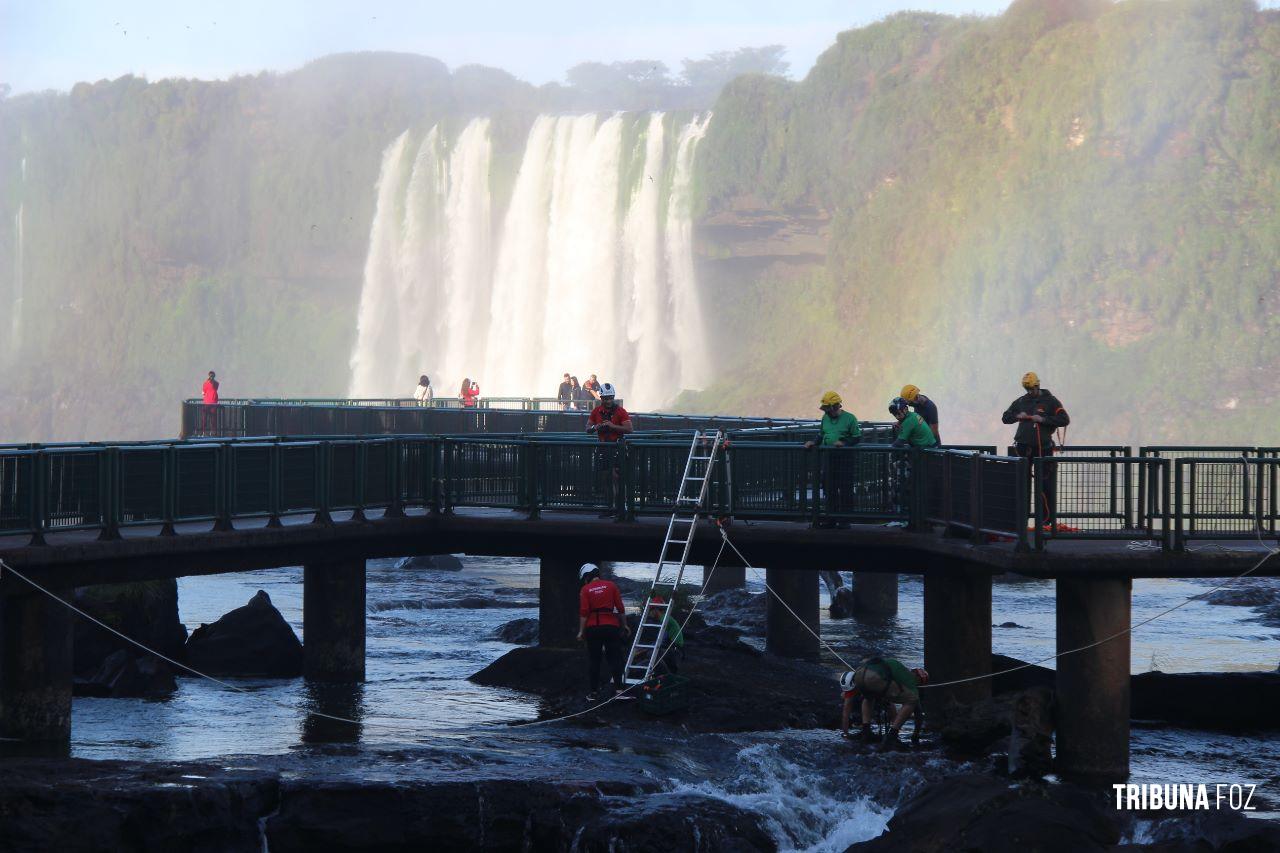 158 quilos de moedas foram retirados do Rio Iguaçu, nas Cataratas do Iguaçu