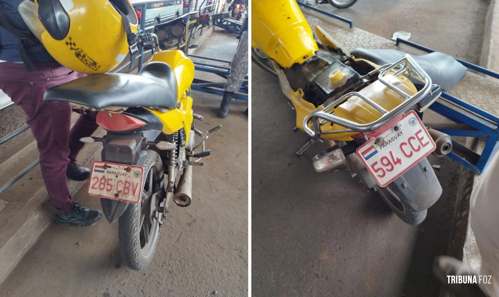 Força Nacional e Receita Federal apreendem duas motos com fundo falsos na Ponte da Amizade