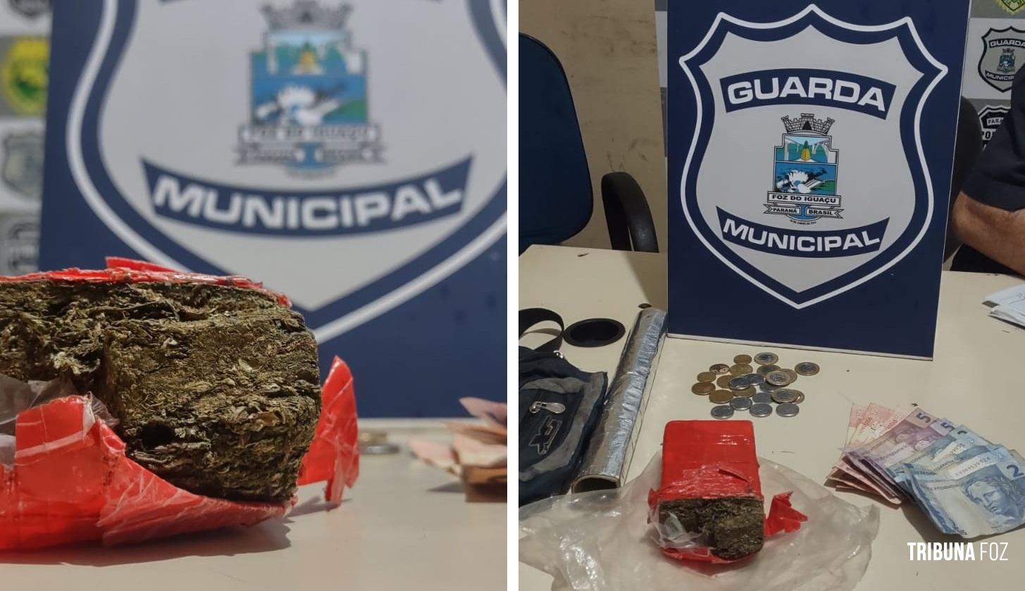 Mulher é presa pela GM com tablete de maconha na Praça da Bíblia