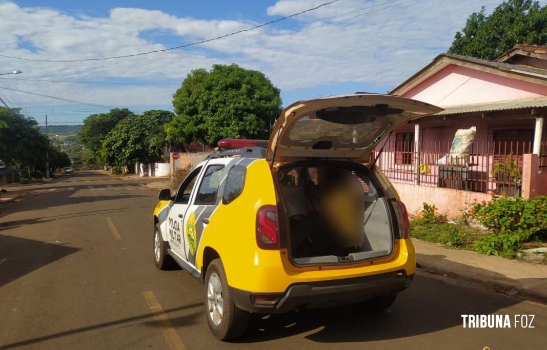 PM de São Miguel do Iguaçu prende homem com mandado de prisão em aberto