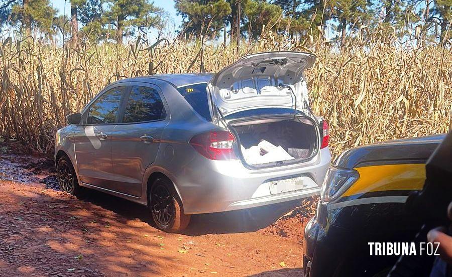 Polícia Rodoviária Federal recupera veículo roubado em São Miguel do Iguaçu