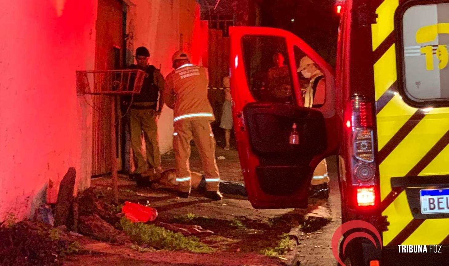 Ex-presidiário é morto com sete tiros durante a madrugada no Bairro Campos do Iguaçu 