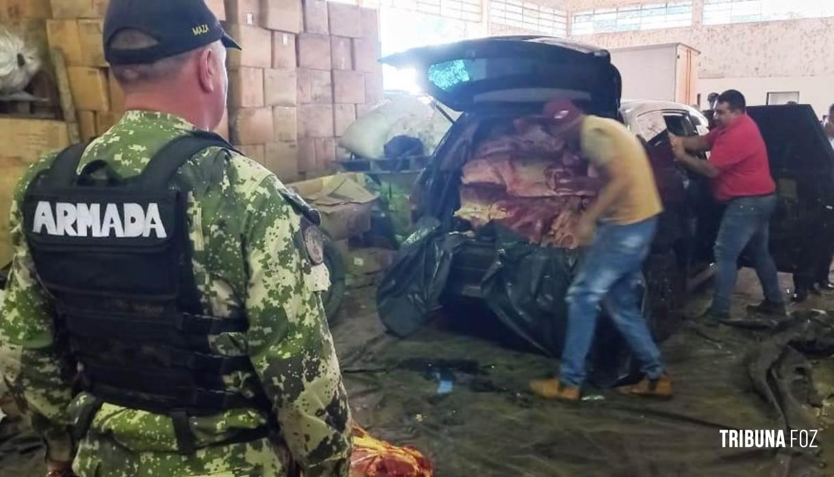 Marinha do Paraguai apreende 6 toneladas de carne possivelmente contrabandeada da Argentina