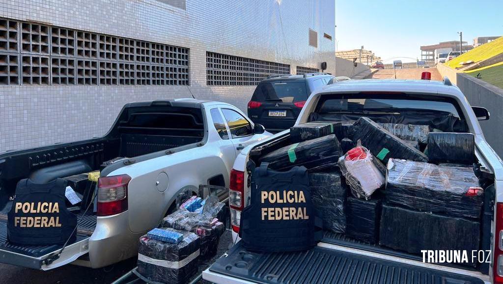 PF apreende mais de 800 Kg de maconha em depósito na cidade de Itaipulândia