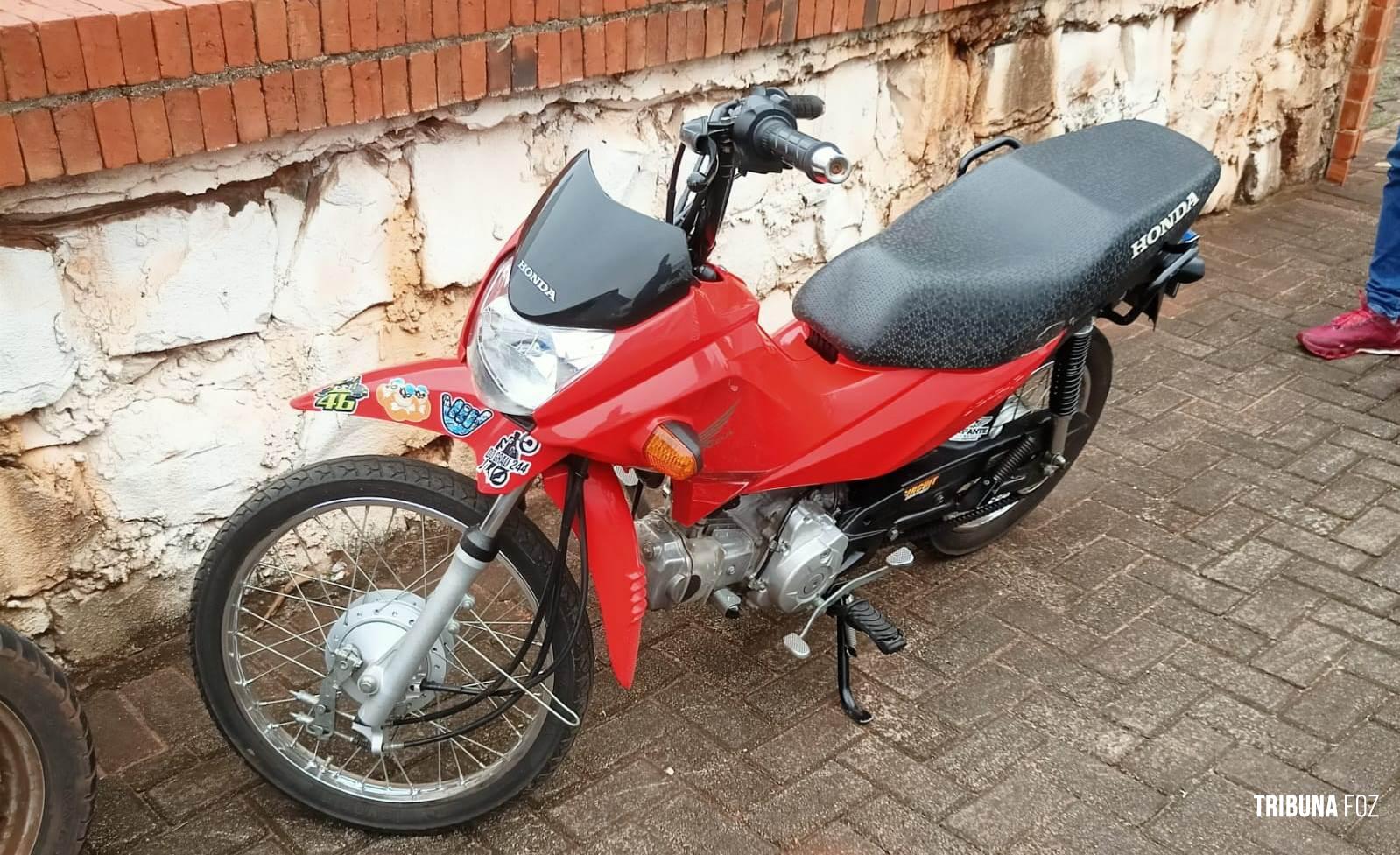 Policia Militar recupera motocicleta furtada no Bairro Parque Presidente