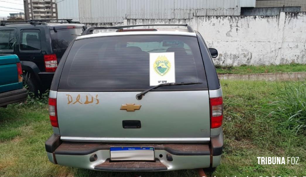 Policia Militar recupera veículo roubado no Bairro Gleba Guarani