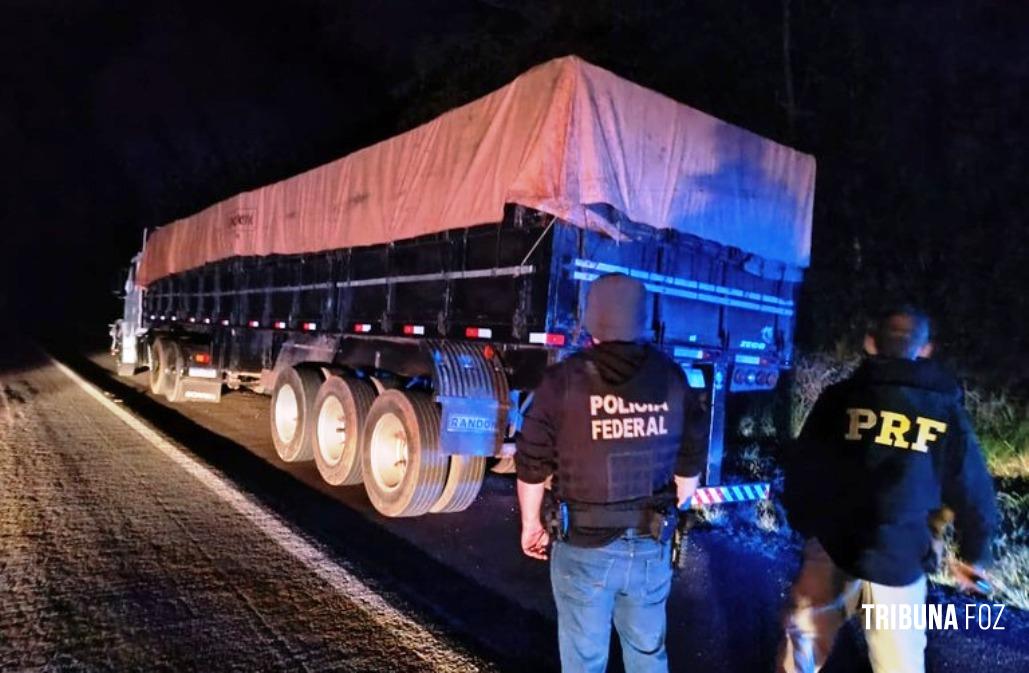 PRF apreende 3 toneladas de maconha em ação conjunta com a PF em Céu Azul