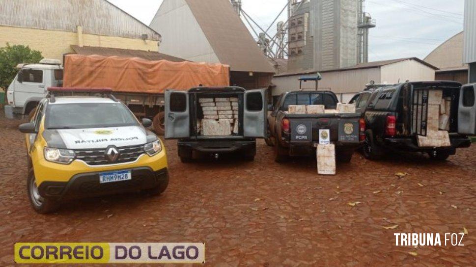 Quase duas toneladas de maconha são apreendidas em Entre Rios do Oeste