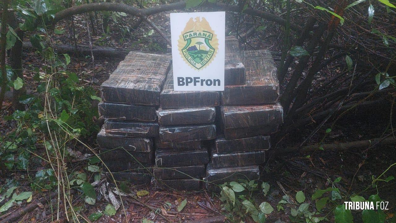 1ª Cia do BPFRON apreende 236,3 Kg de maconha em Santa Helena 