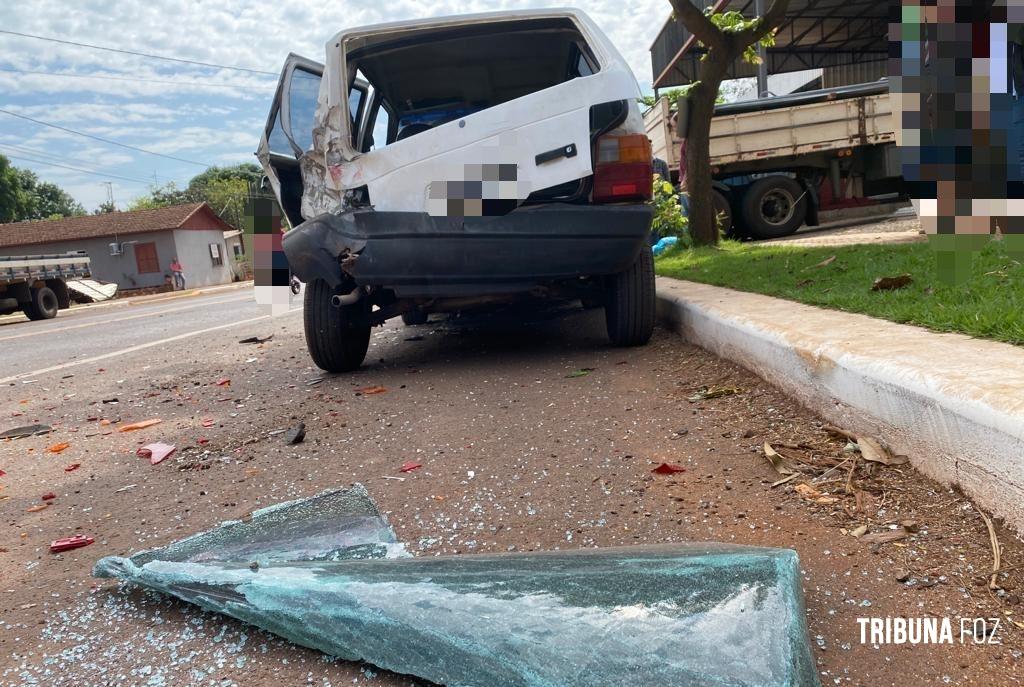 Acidente envolve quatro veículos na em Santa Helena