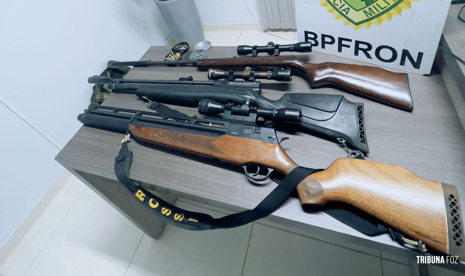 BPFRON prende homem e apreende armas e munições em Barracão