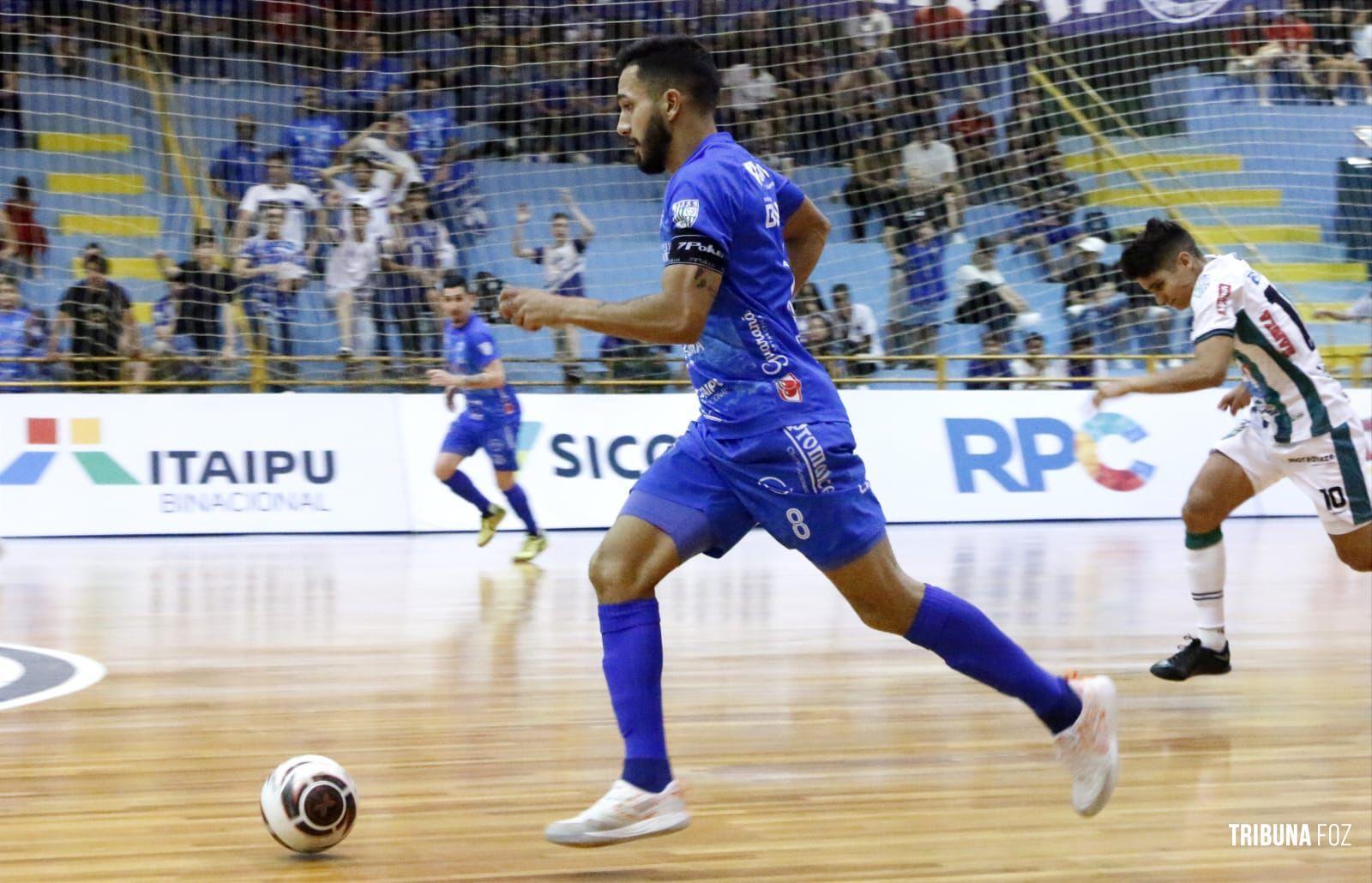 Foz Cataratas Futsal enfrenta o Tubarão pela Liga neste sábado